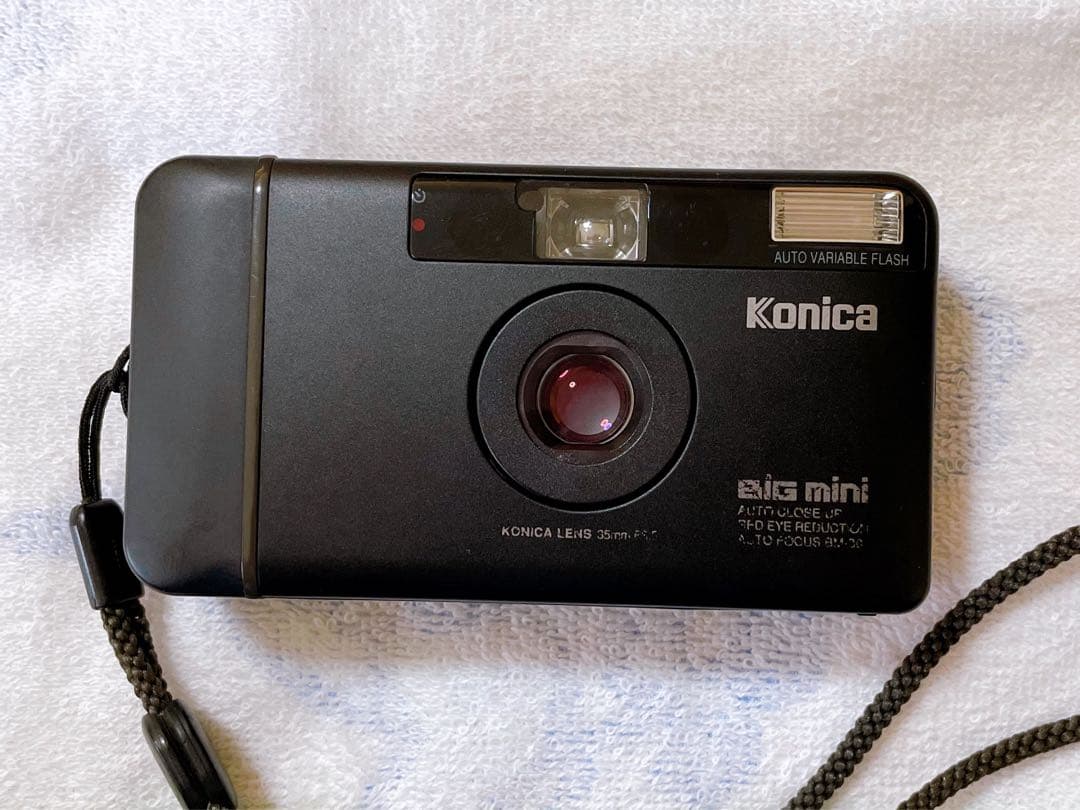Konica Big Mini BM-301 フィルムカメラ 電池 フィルムつき