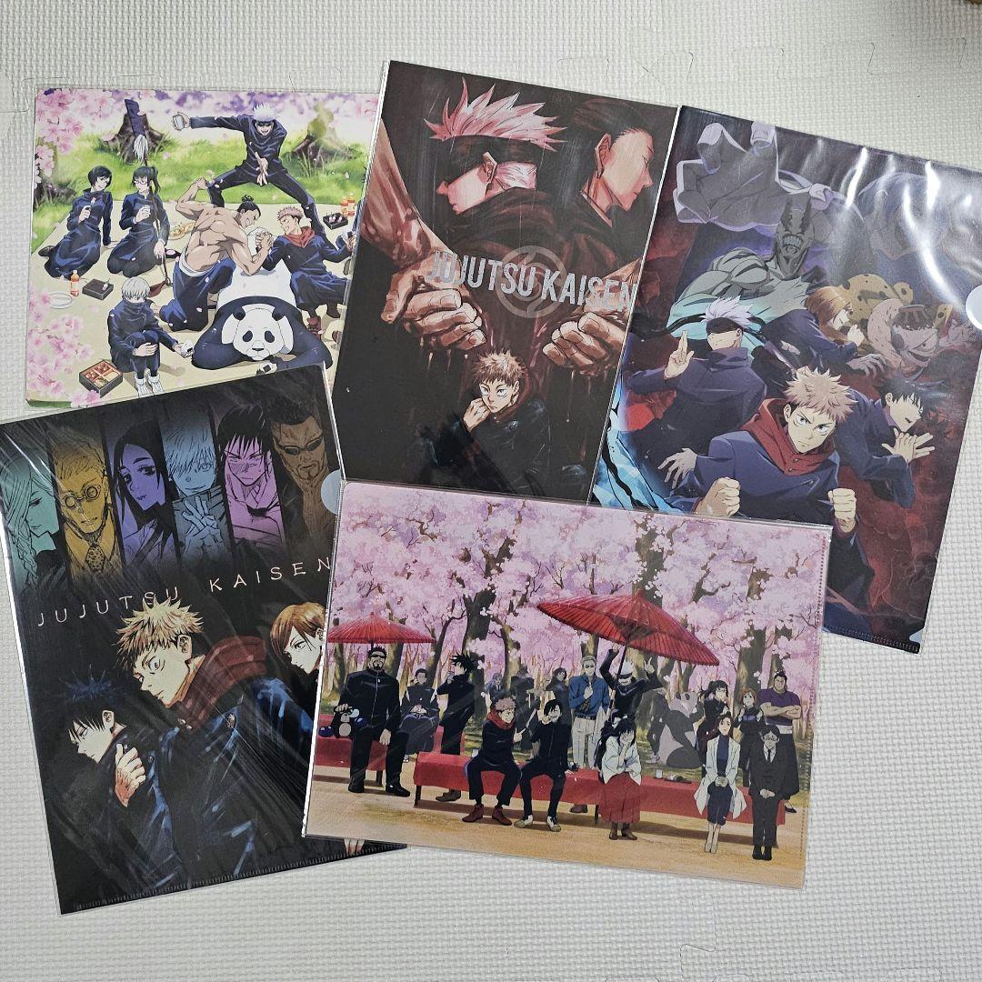 呪術廻戦 クリアファイル ステッカー アクリルスタンド 缶バッジ