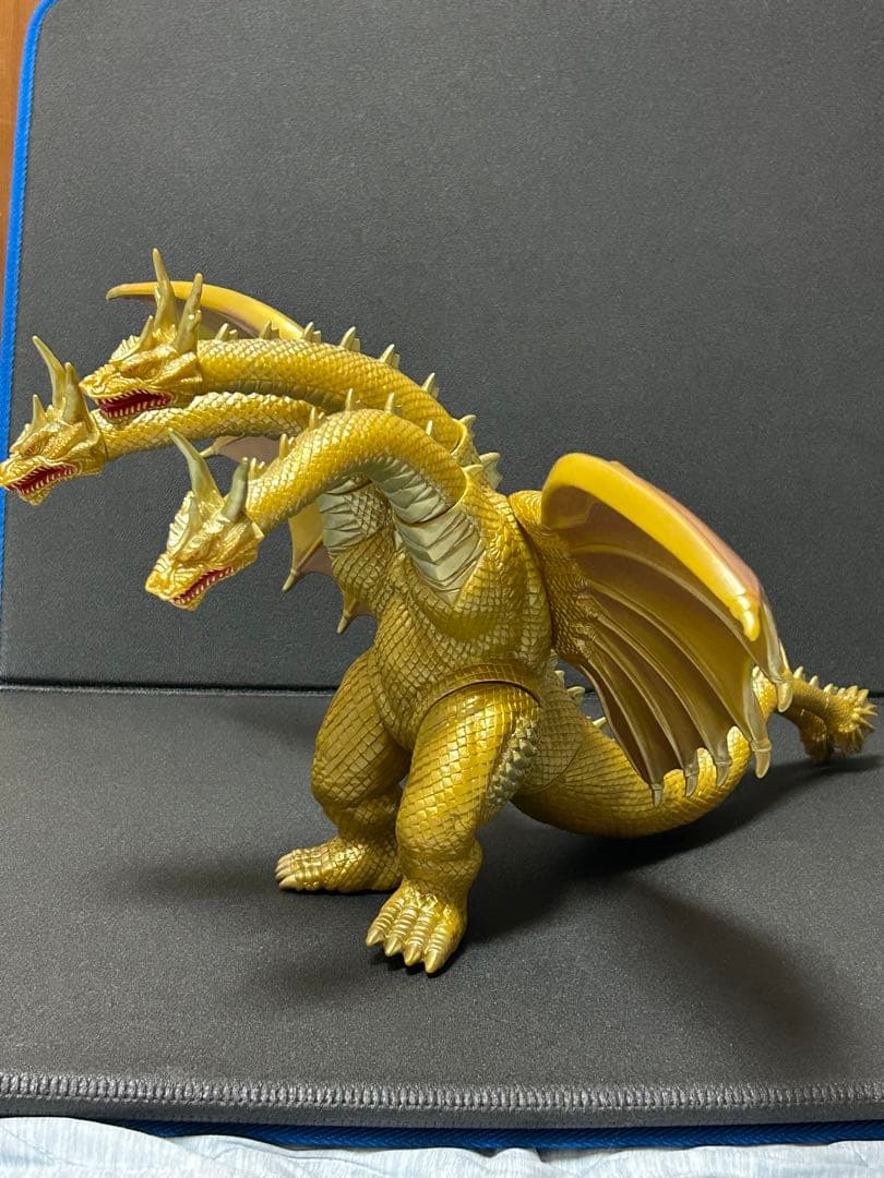 （美品）キングギドラ　平成モスラシリーズ版　大型ソフビ