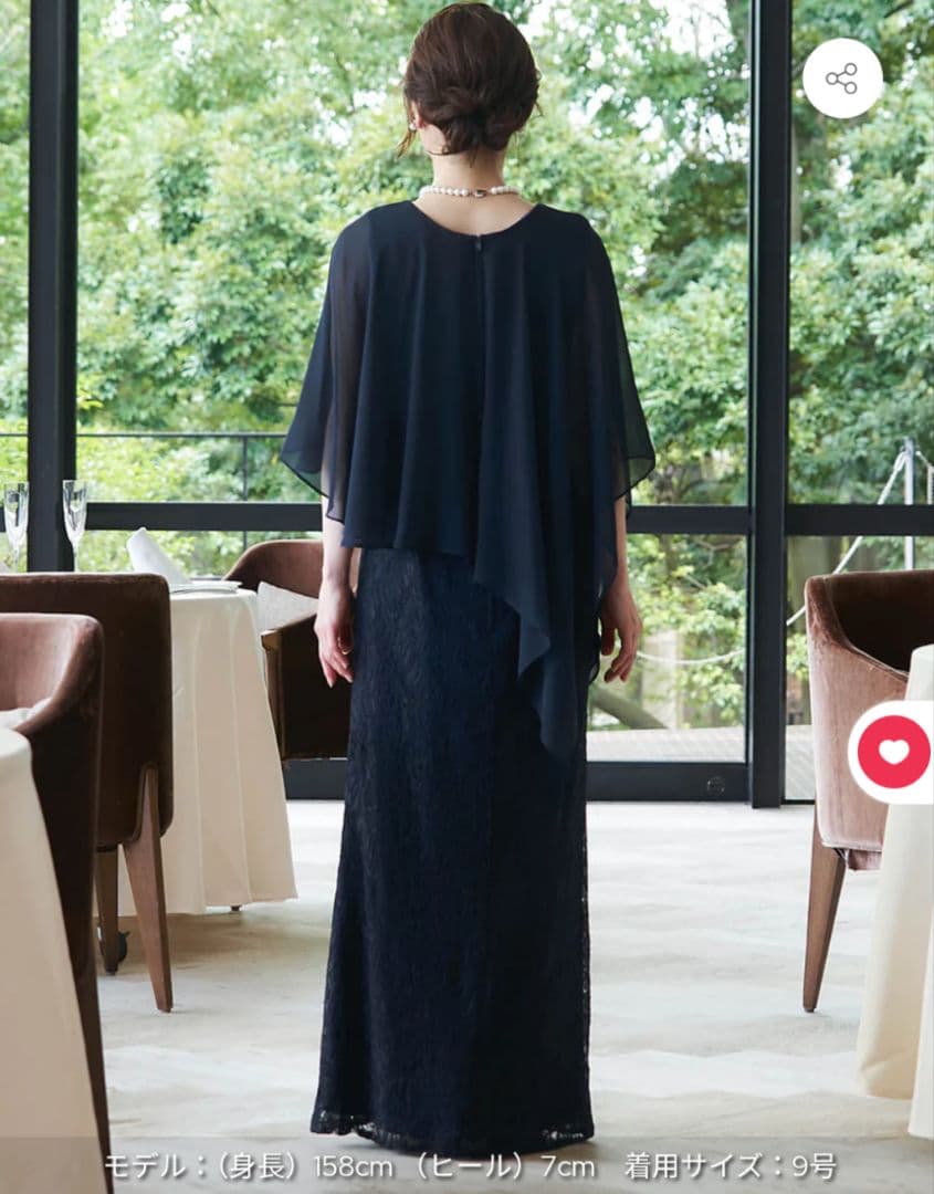 TWEED DONNA マザーズドレス　Lサイズ