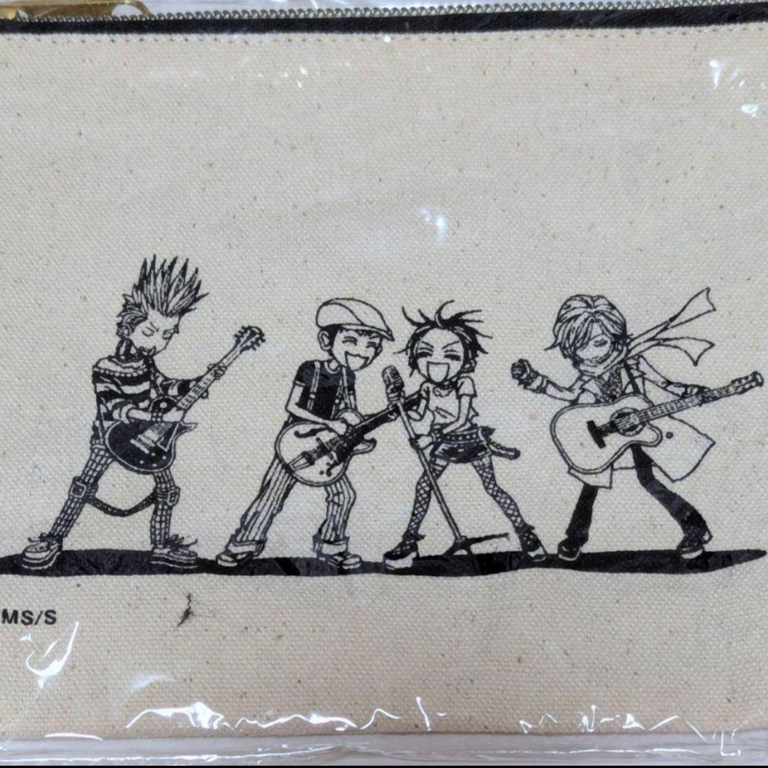 新品未開封 矢沢あい展描き下ろしイラスト「バンド」マルチポーチ