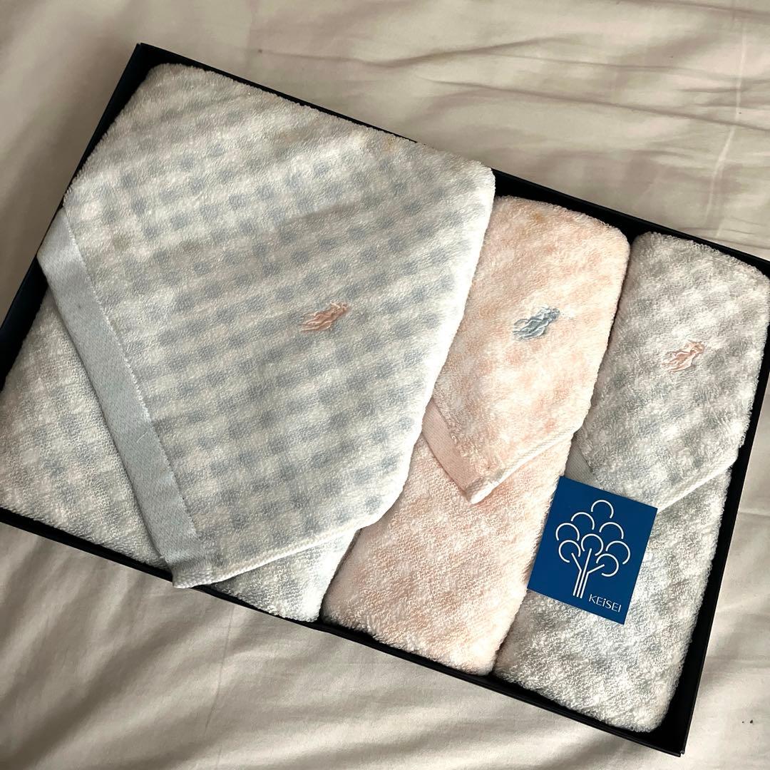 【RALPH LAUREN】ラルフローレン バスタオルとフェイスタオル新品未使用