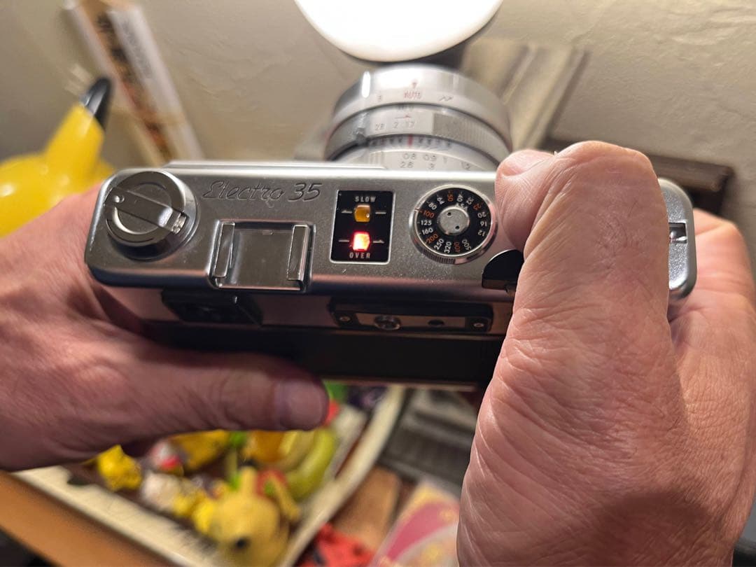 【EE動作確認済】ヤシカエレクトロ35G、コンバージョンレンズ&電池アダプター