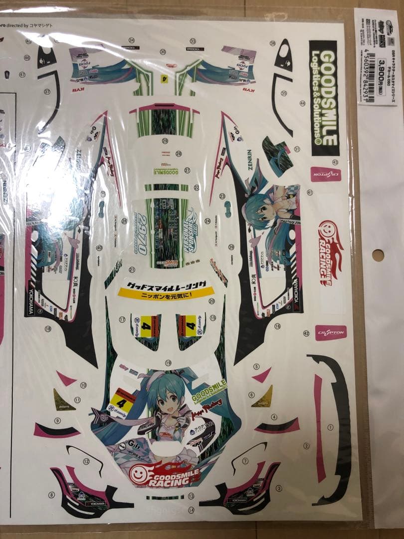 GOODSMILE RACING 初音ミク デカール 1/24グッドスマイル