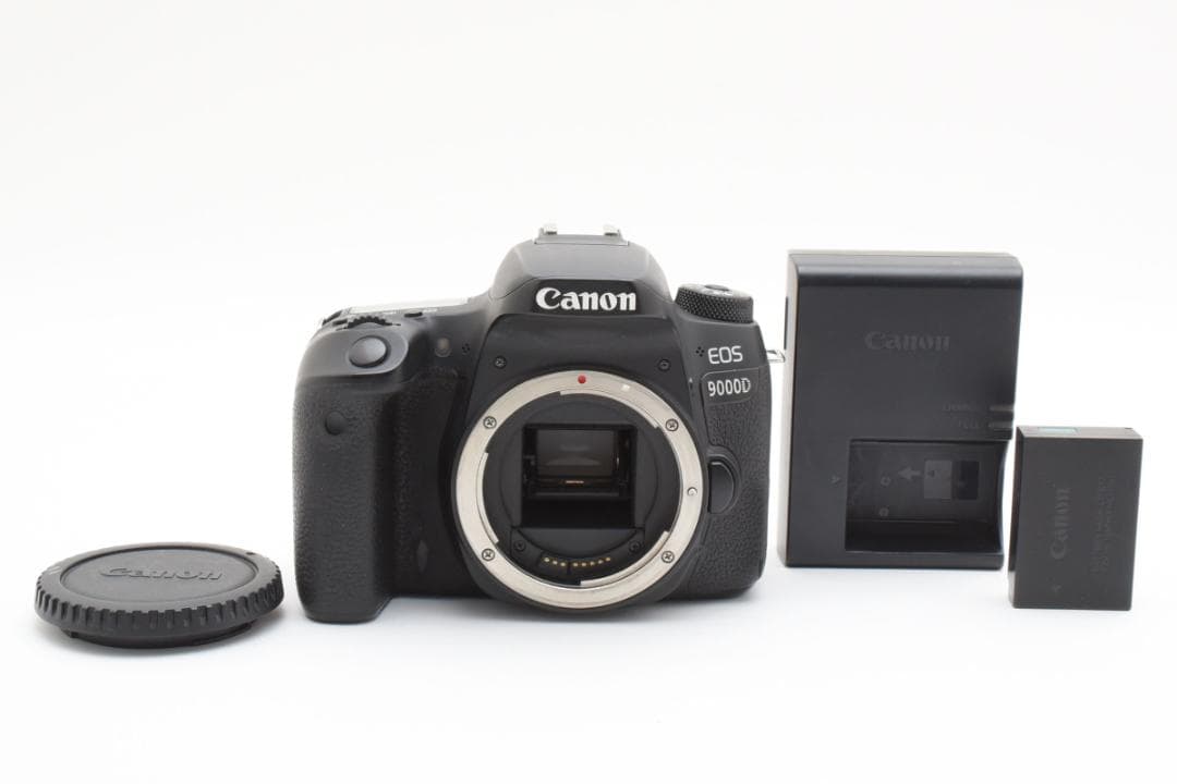 【動作OK】 CANON EOS9000D 純正バッテリー＆充電器付き カメラ