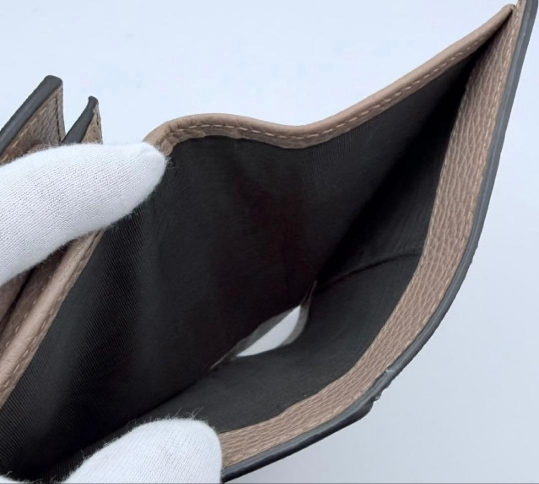 【最終値下げ】GUCCI マーモント　コンパクトウォレット　ダスティピンク　美品