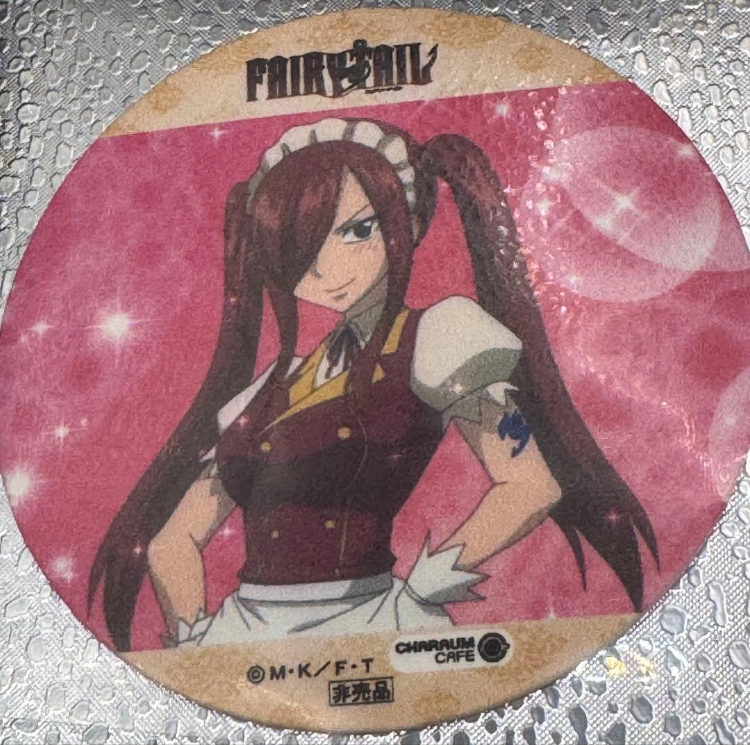 Fairy Tail コースター3枚セット　ジェラール　エルザ　ウェンディ
