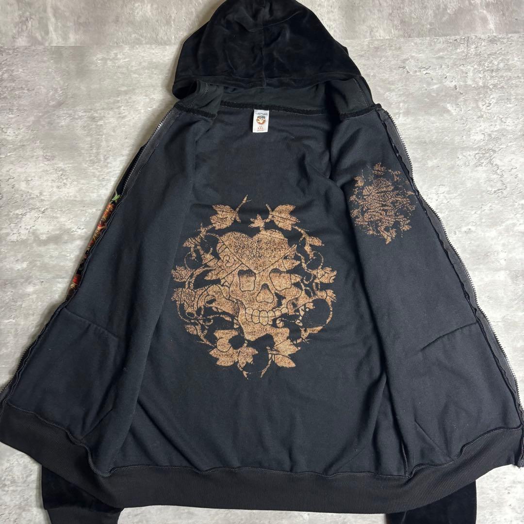 エドハーディー セットアップ ベロア XXL