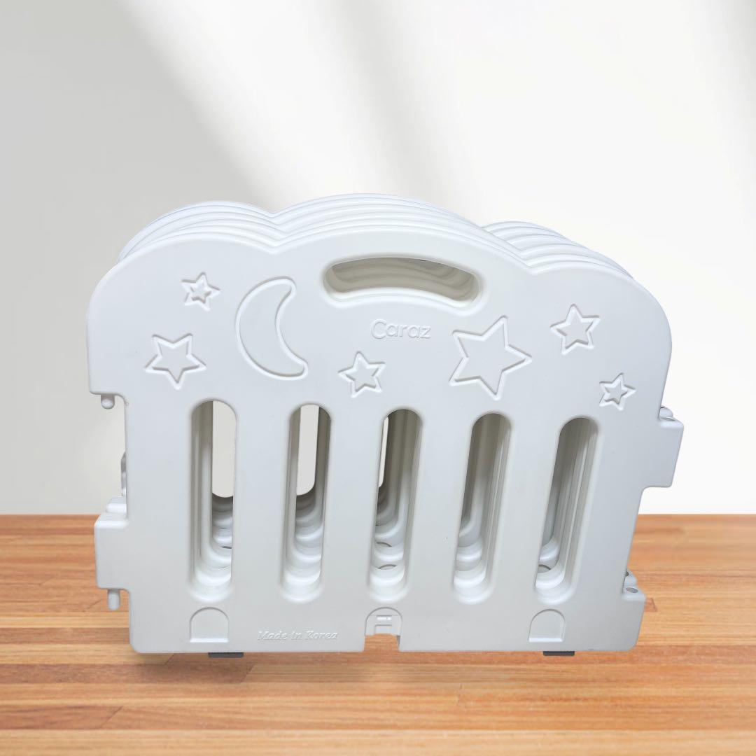 ペットサークル　パネル6枚セット　ケージ　ホワイト　フェンス