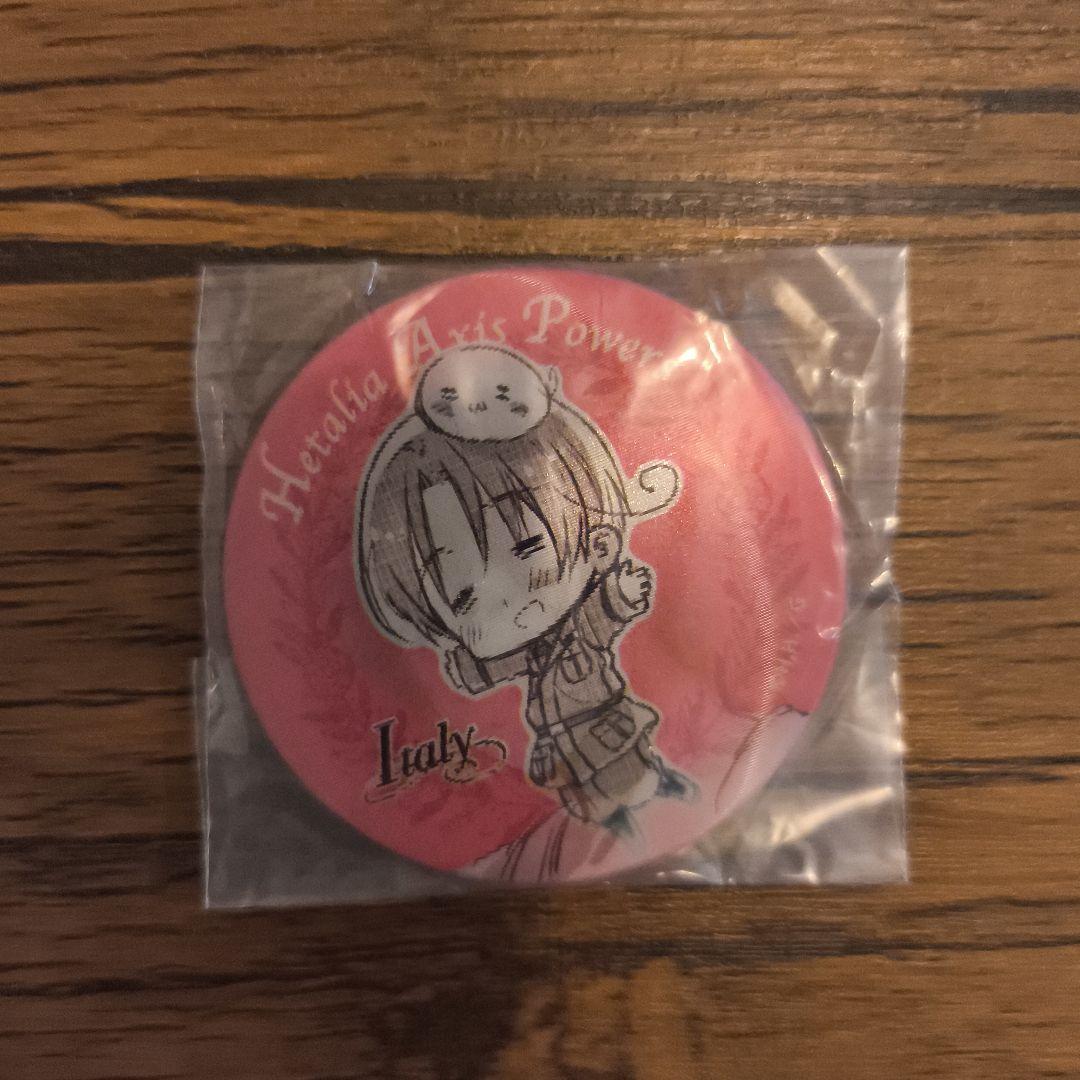 ヘタリア　チェンジング缶バッジ　イタリア　愉快な仲間たちだよっ！