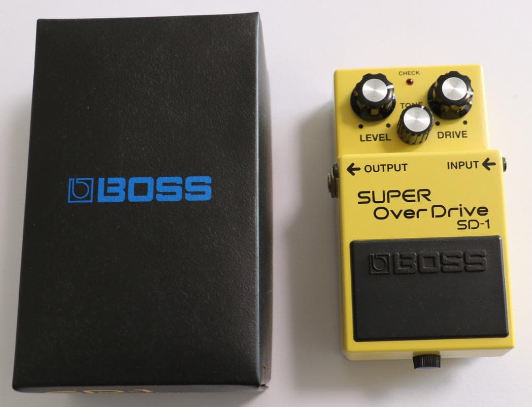 BOSS SD-1 【Super OverDrive】新同 3mシールド 電池付