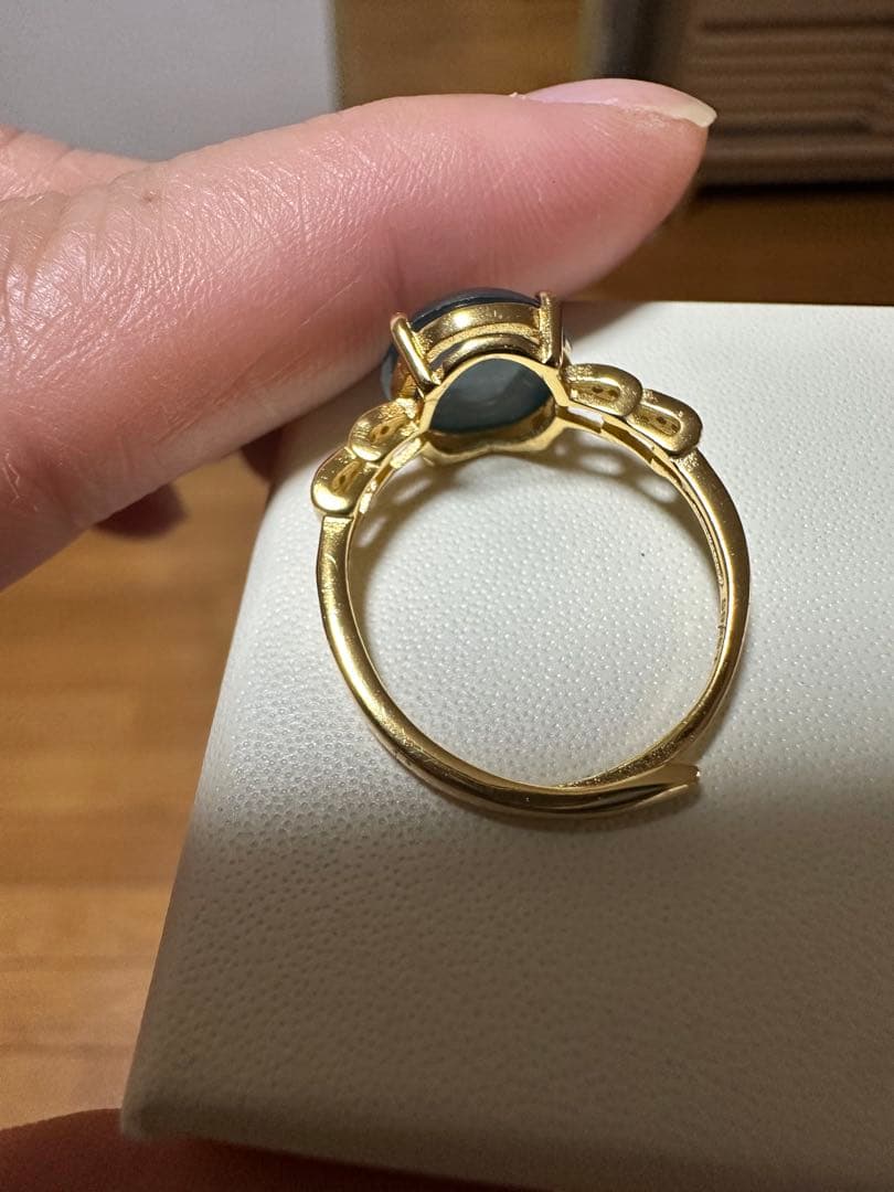 纯天然A貨高冰種ジェダイト本翡翠リンク S 925製、円形美しい湖水色ブルー