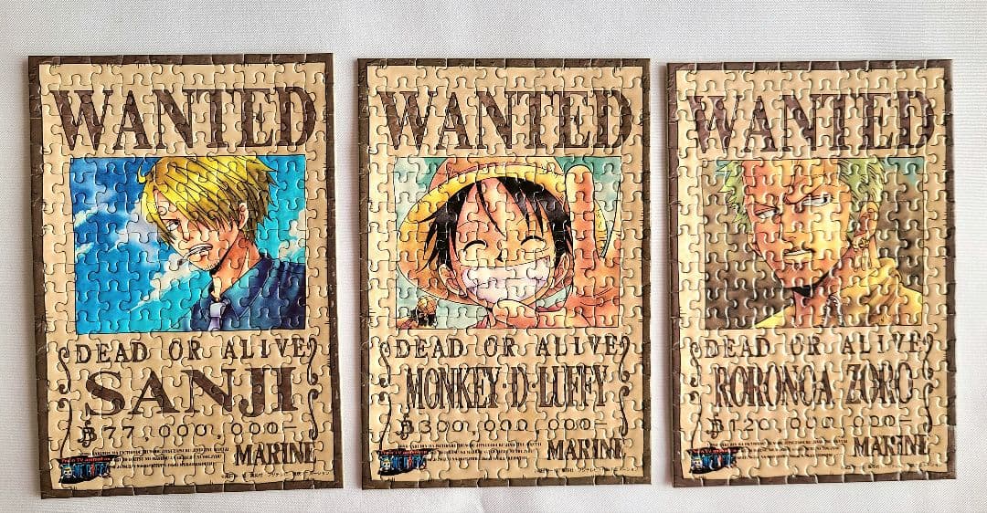 【廃盤】ONE PIECE　ミニパズル　完成品　12個