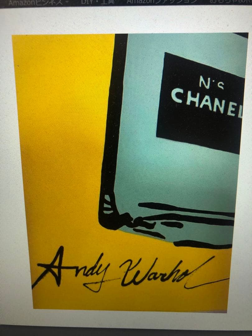 アンディウォーホル　水彩画　3 ブランドオマージュ