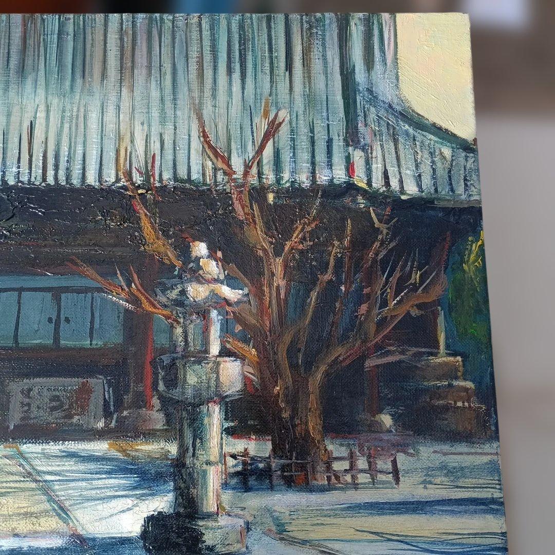 5193）長尾正明　油絵F8号「真如堂」