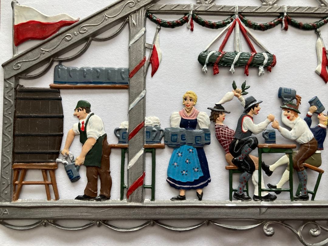 錫工芸品　壁飾り　ドイツ