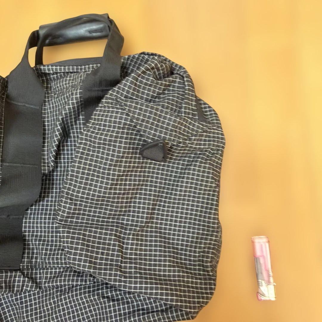 GREGORY ボストンバッグ ブラックチェック