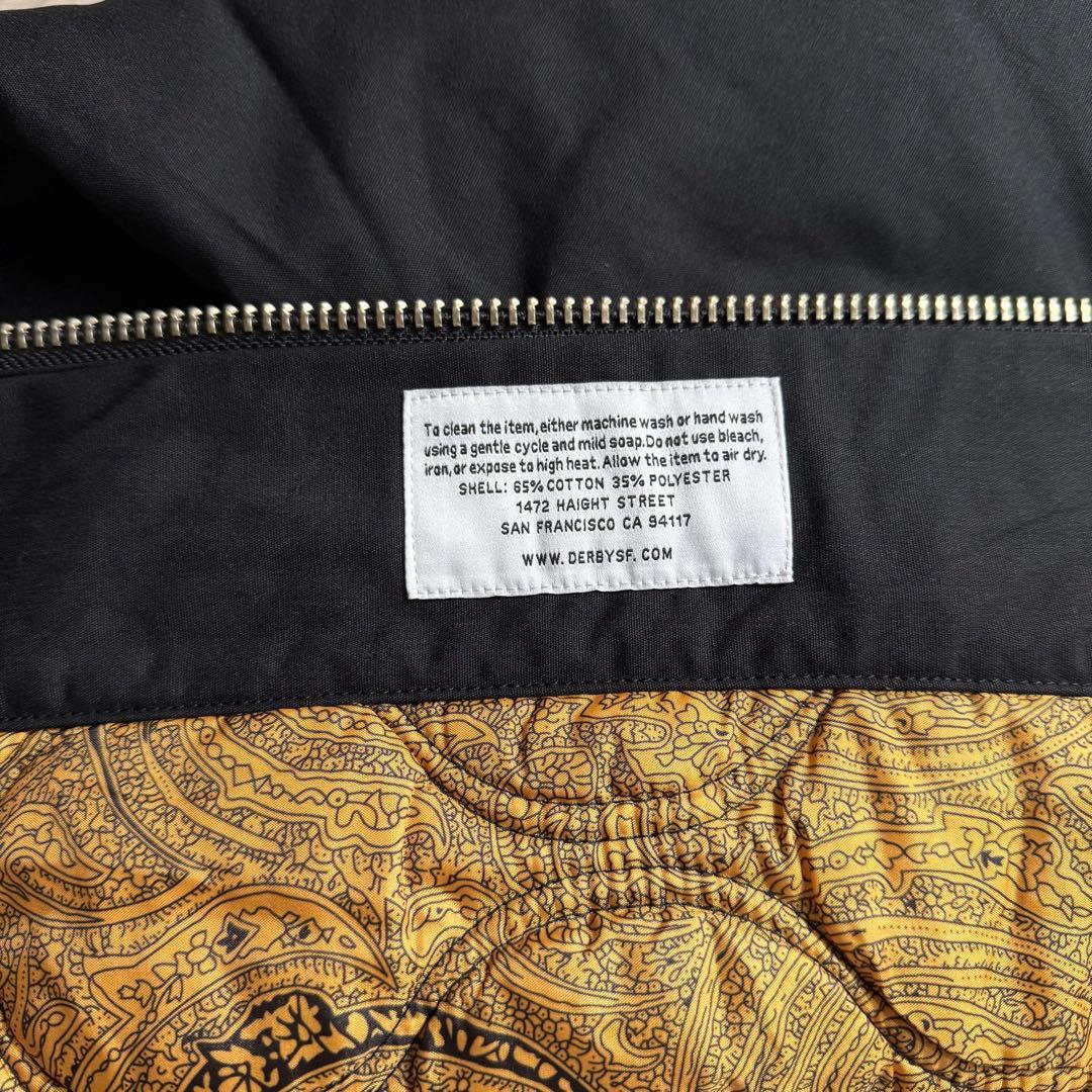 新品 Derby Of San Francisco ダービージャケット 黒金L