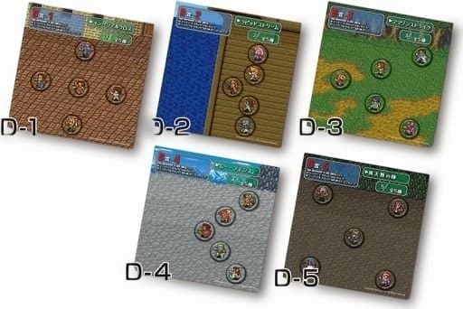 SAGA ANNIVERSARY 25周年くじ　D賞陣形缶バッジ全5種