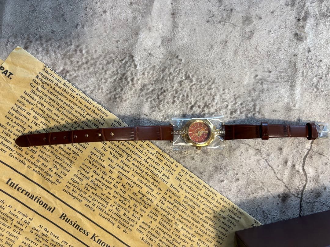 アガット　アンバー　琥珀　腕時計　新品未使用