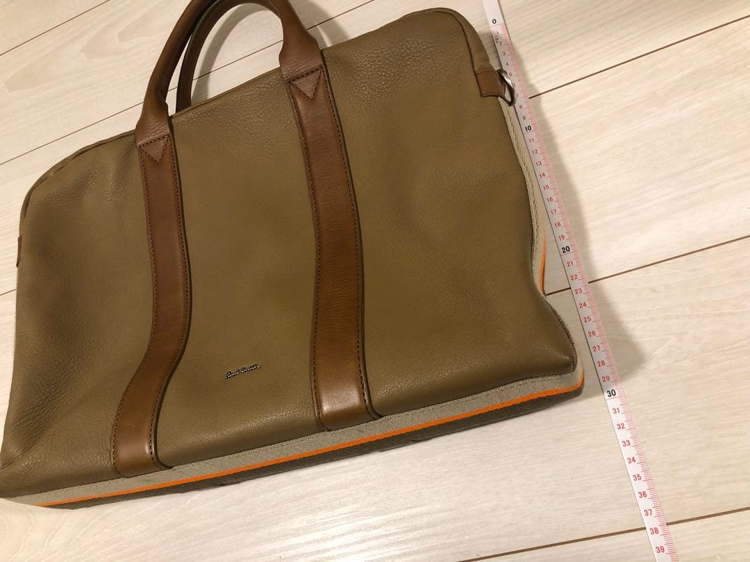 Paul Smith ブリーフケース 2WAY A4 PC収納 美品 カーキ