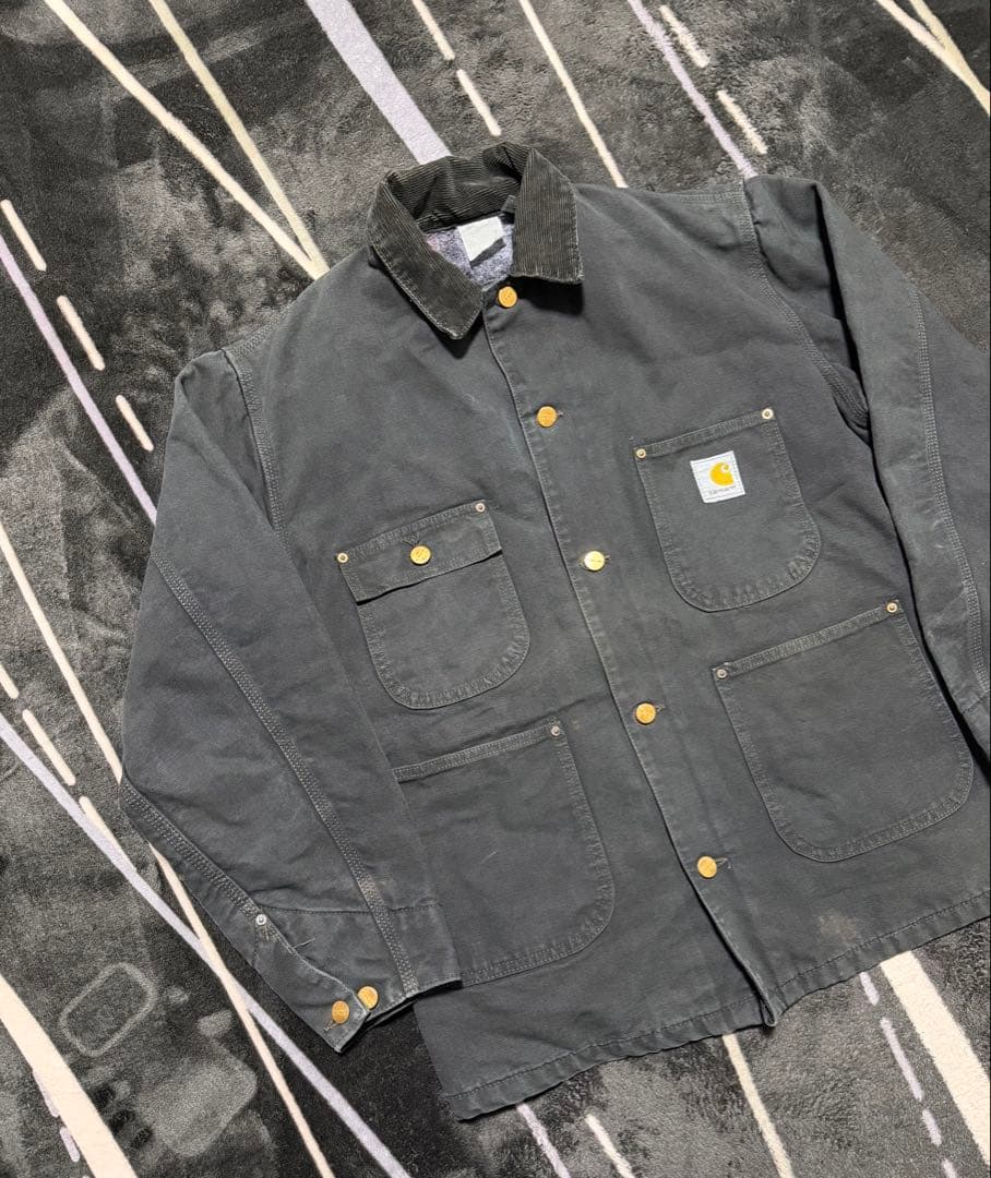 ‼️【黒染め】90s カーハートミシガンチョアコート