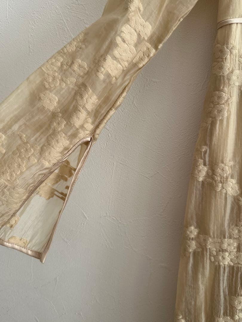 CLANE ジャガードロングワンピース　ドレス