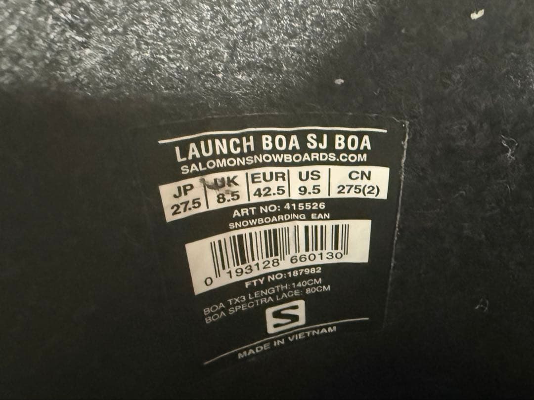 スノーボード Salomon LAUNCH SJBOA 22-23 27.5