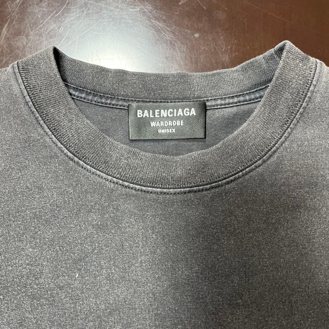 BALENCIAGA グレー Tシャツ XS