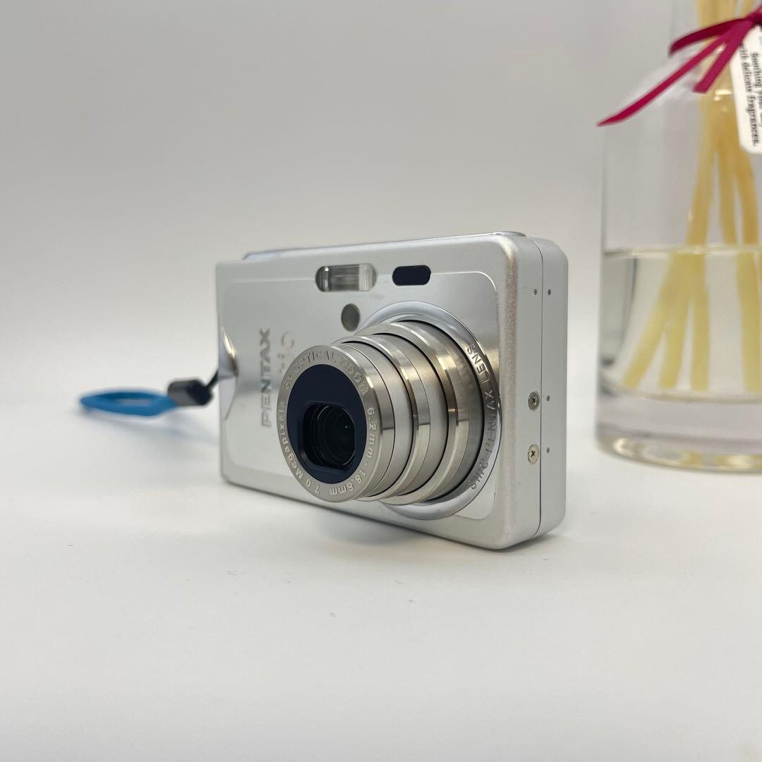 スマホ転送OK✨PENTAX Optio s7✨動作確認済 可愛すぎるコンデジ♪
