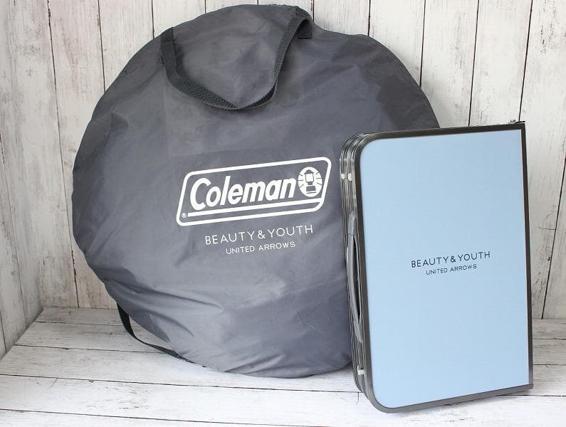 コールマン x BEAUTY&YOUTH ポップアップテント テーブルセット