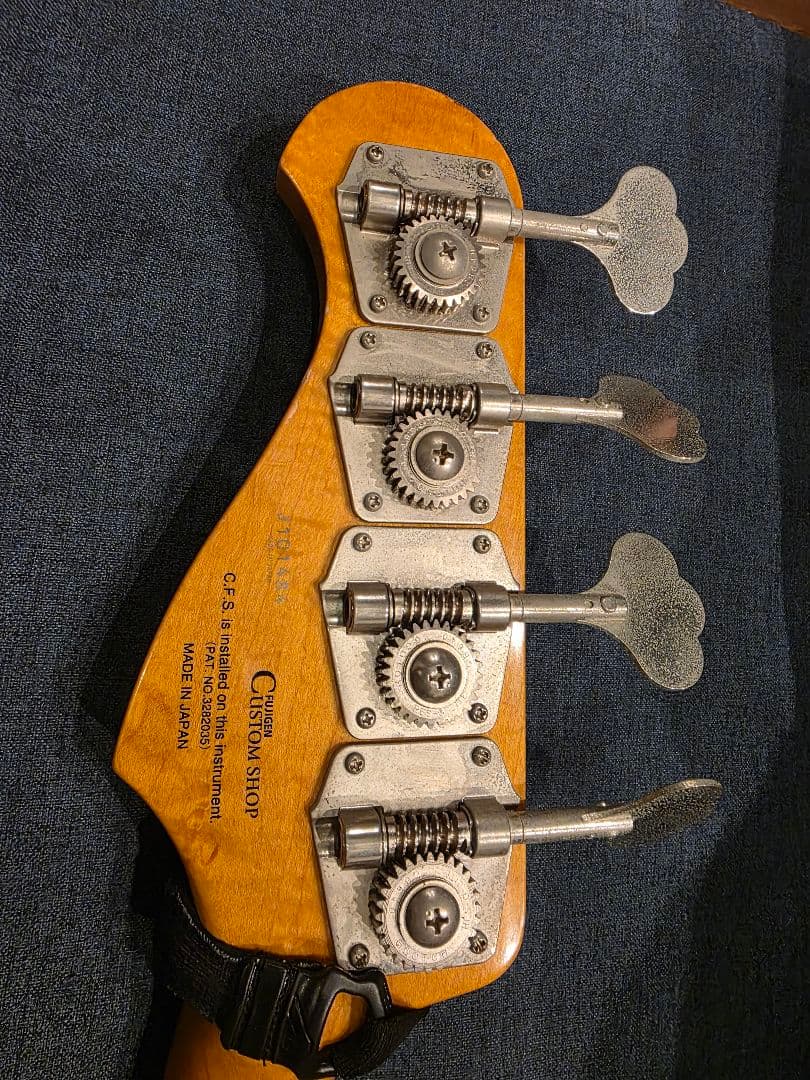 フジゲン　ジャズベース　neo classic aged トラ杢ネック