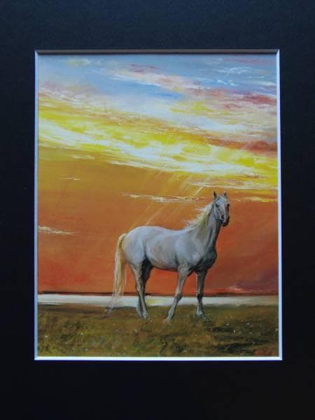 中畑艸人、曙、希少なレゾネより、新品高級額装付