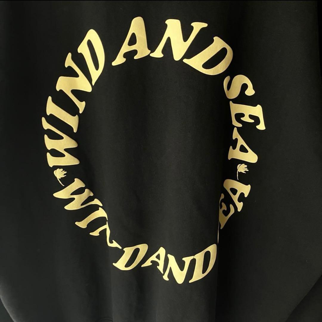 ウィンダンシー　スウェットパーカー　バックプリント　サークルロゴ