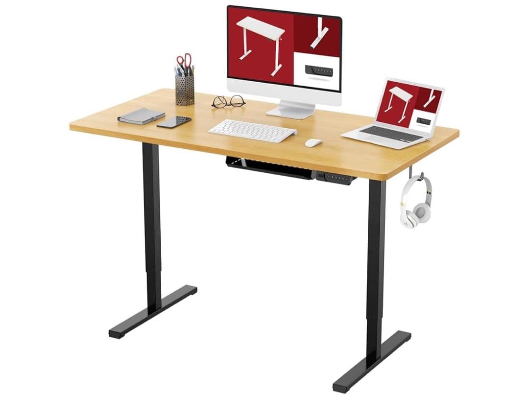 SANODESK　スタンディングデスク　E150　電動昇降　天板120×60cm