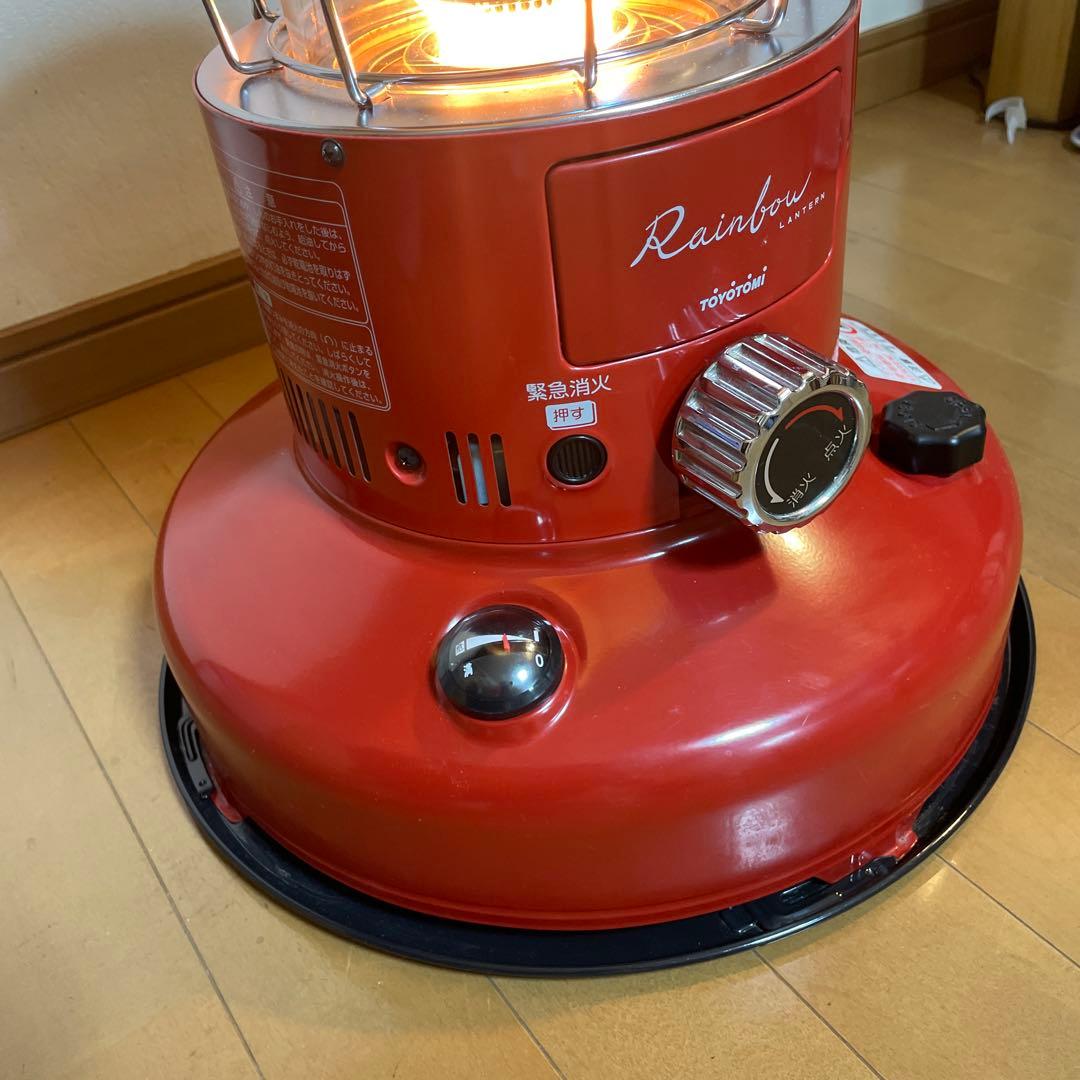 TOYOTOMI Rainbow レッド [限定色] 灯油ストーブRL-250