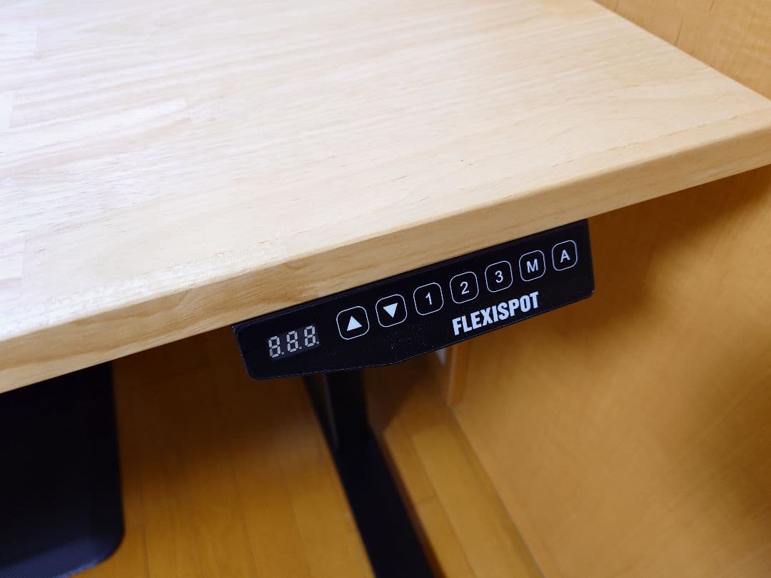 【直接引き取り】FLEXISPOT 電動昇降スタンディングデスクE3B 天板付き