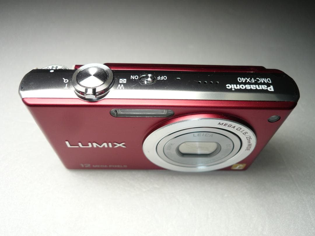LUMIX★DMC-FX40⭕️安心実働品★5倍ズーム★1210万画素★レッド