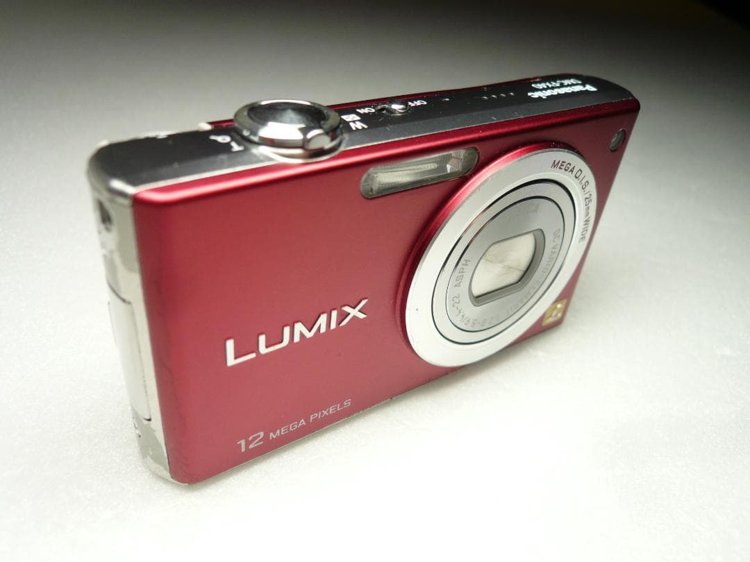 LUMIX★DMC-FX40⭕️安心実働品★5倍ズーム★1210万画素★レッド
