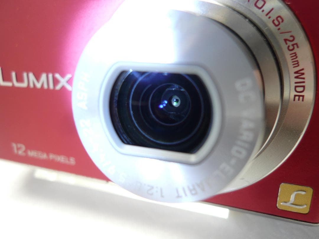 LUMIX★DMC-FX40⭕️安心実働品★5倍ズーム★1210万画素★レッド