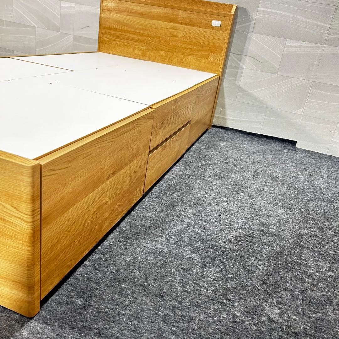 ニトリ ベッドフレーム ジオチェスト 収納4つ シングル 格安 d4792