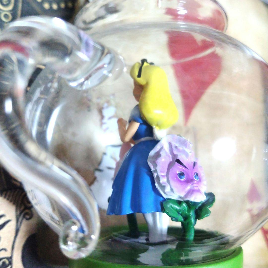 不思議の国のアリスオーナメントフィギュア置物スノードームオルゴールインテリア時計