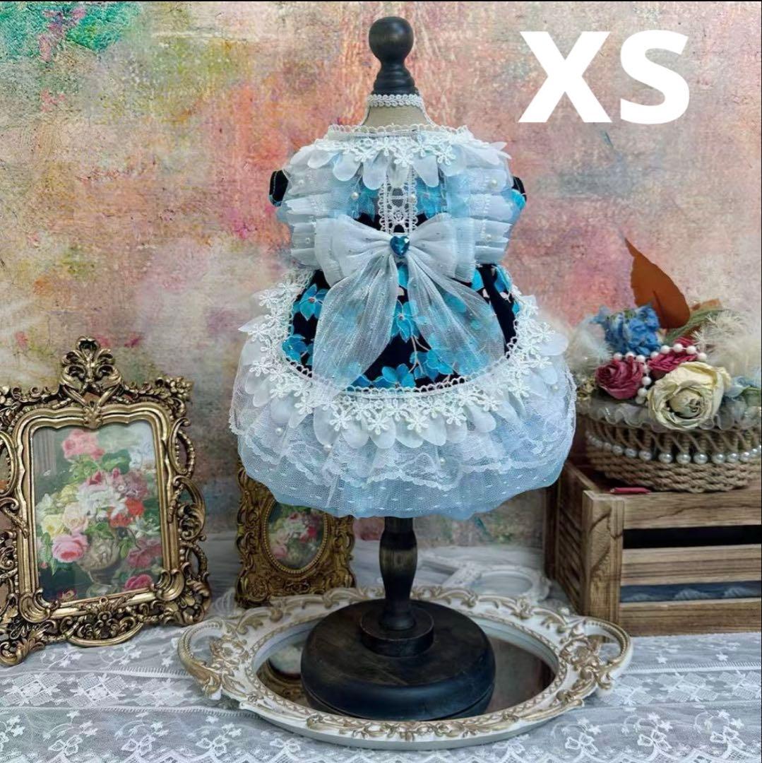 マリン犬服　猫服　ハンドメイド　ワンピース　わんちゃん