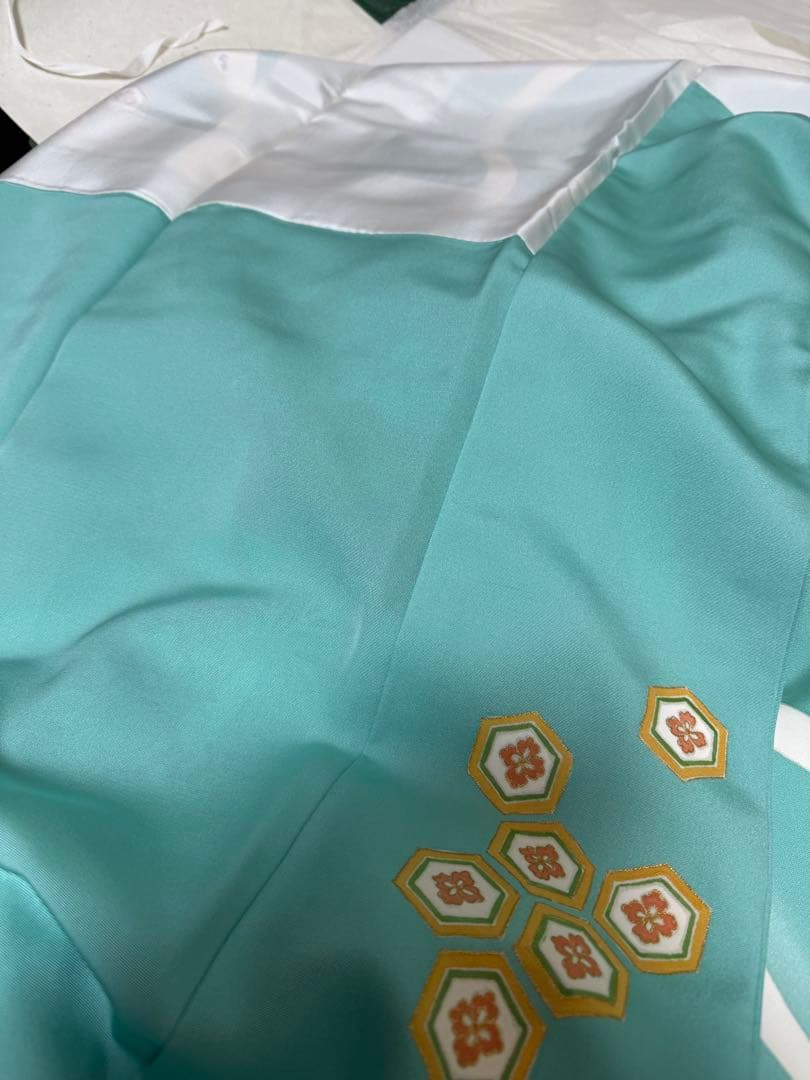 美術友禅振袖　吉祥立涌四季草花別誂え証書付き　長襦袢　新品袋帯