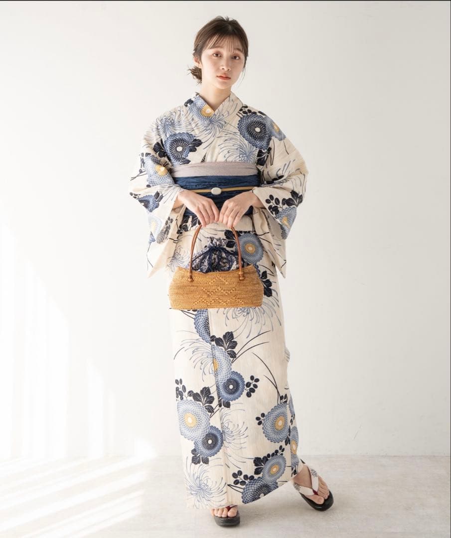 最終価格⭐️新品未使用未開封品　 ゆかた館グレース　人気浴衣M 5点セット