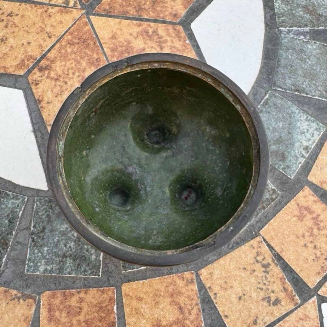 中国美術　景泰藍　七宝　香炉　唐物　骨董　共箱