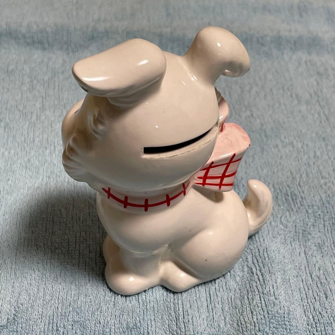 希少　内藤ルネDesign 「陶器」 犬貯金箱　当時物　年代物　ヴィンテージ