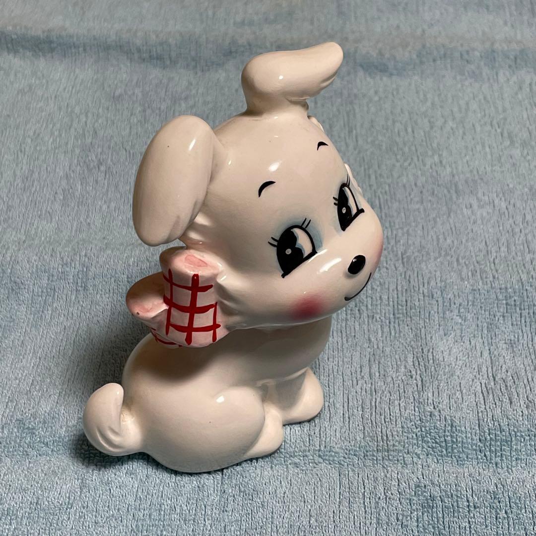 希少　内藤ルネDesign 「陶器」 犬貯金箱　当時物　年代物　ヴィンテージ