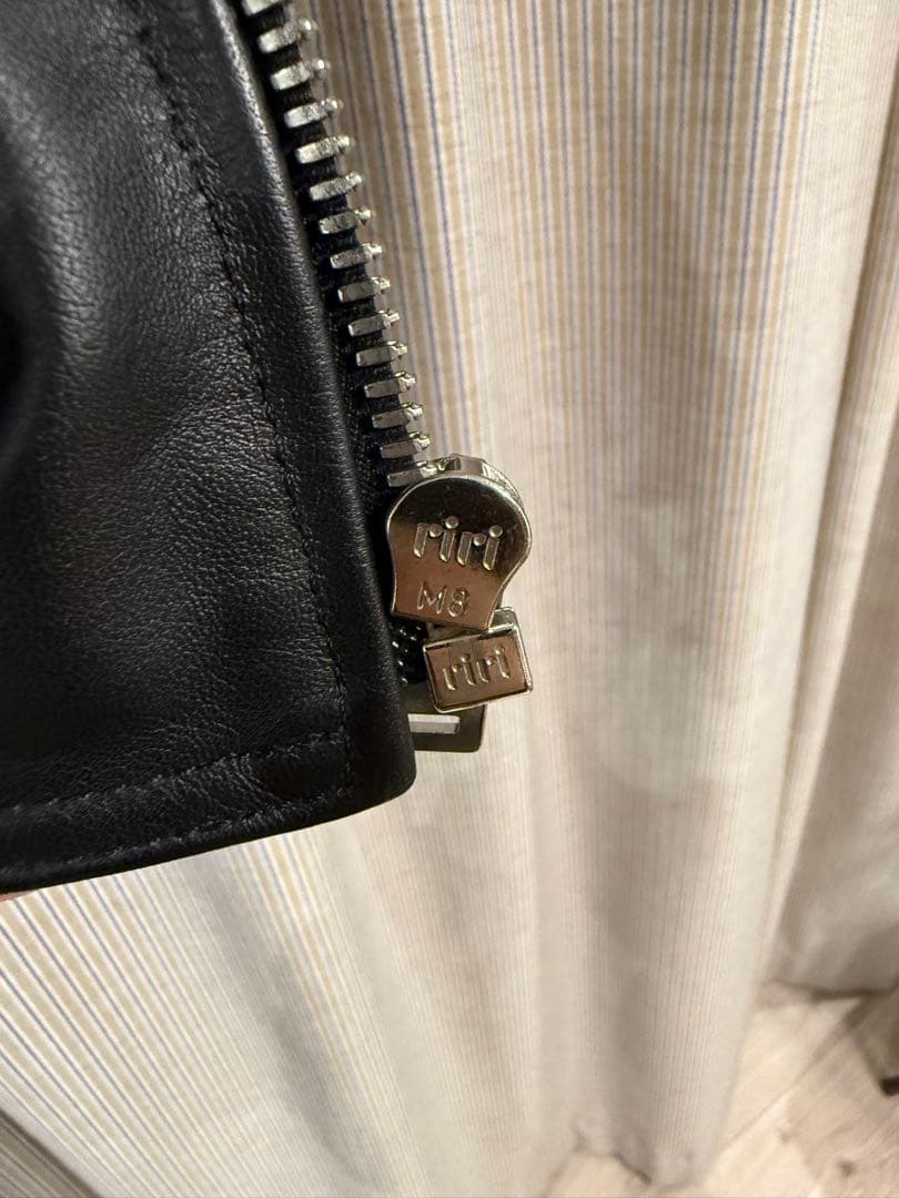 マルジェラ　八の字　レザージャケット