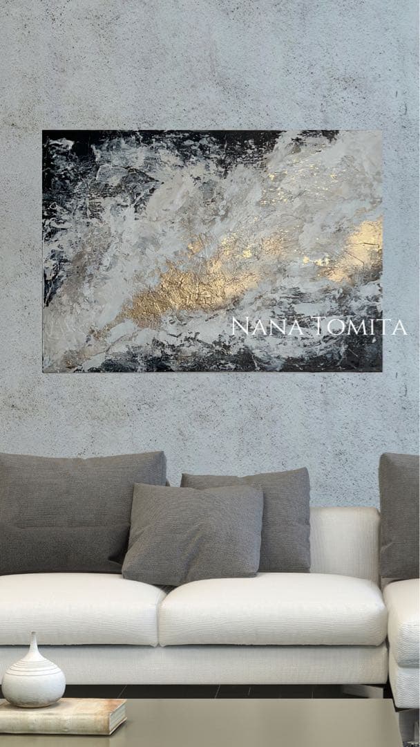 ギフト/絵画/アート/抽象画/ニュアンス/モダン/ホテル/内装/海外